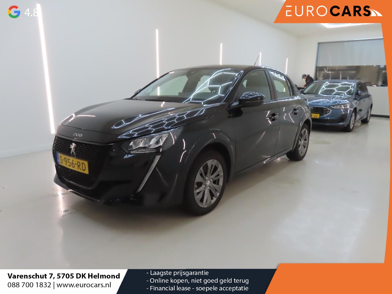Peugeot e-208 - EV Active Pack 50 kWh SOH 100% Airco Navi Carplay Cruise Control PDC Achter Full LED 16" L - AutoWereld.nl