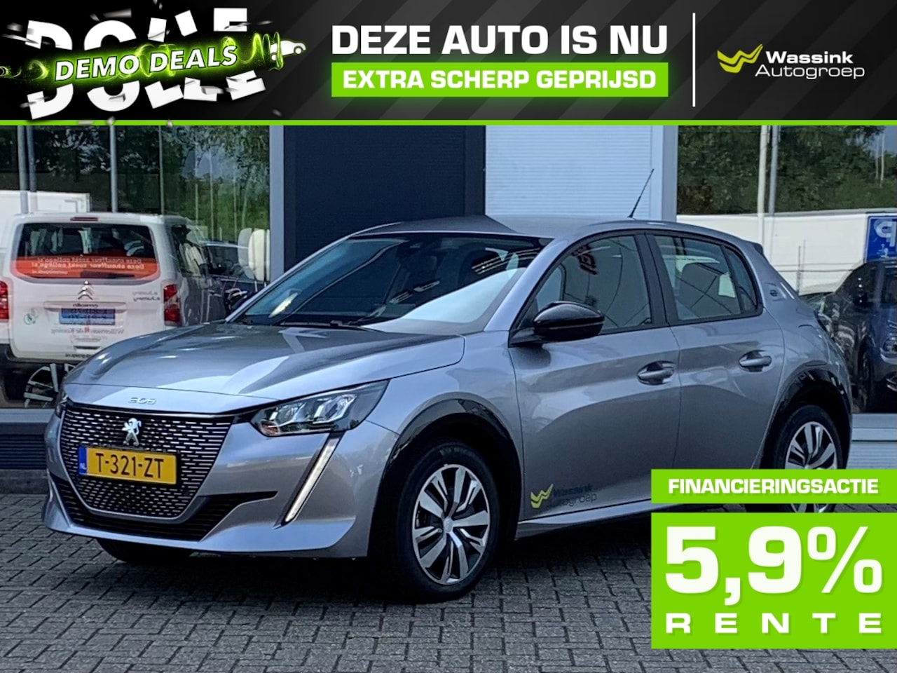 Peugeot e-208 - EV 50kWh I DEMO DEAL I 136pk Active Pack 3-FASE | Navigatie | Cruise & Climate control | P - AutoWereld.nl