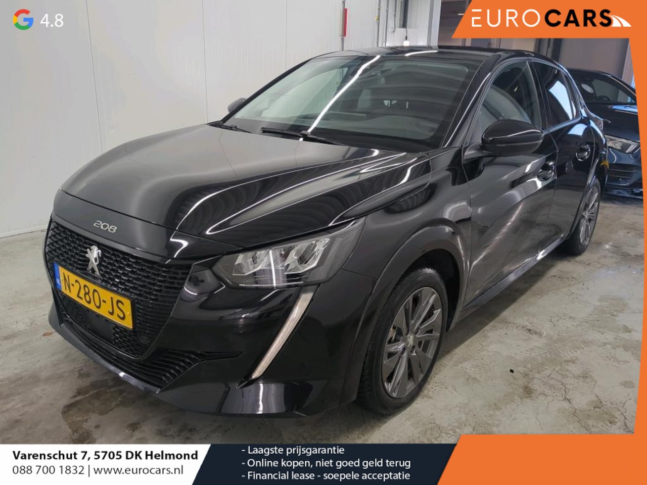 Peugeot e-208 - EV Allure Pack 50 kWh Airco ECC Navi Carplay PDC VA + Camera Stoelverwarming Full LED LM V - AutoWereld.nl