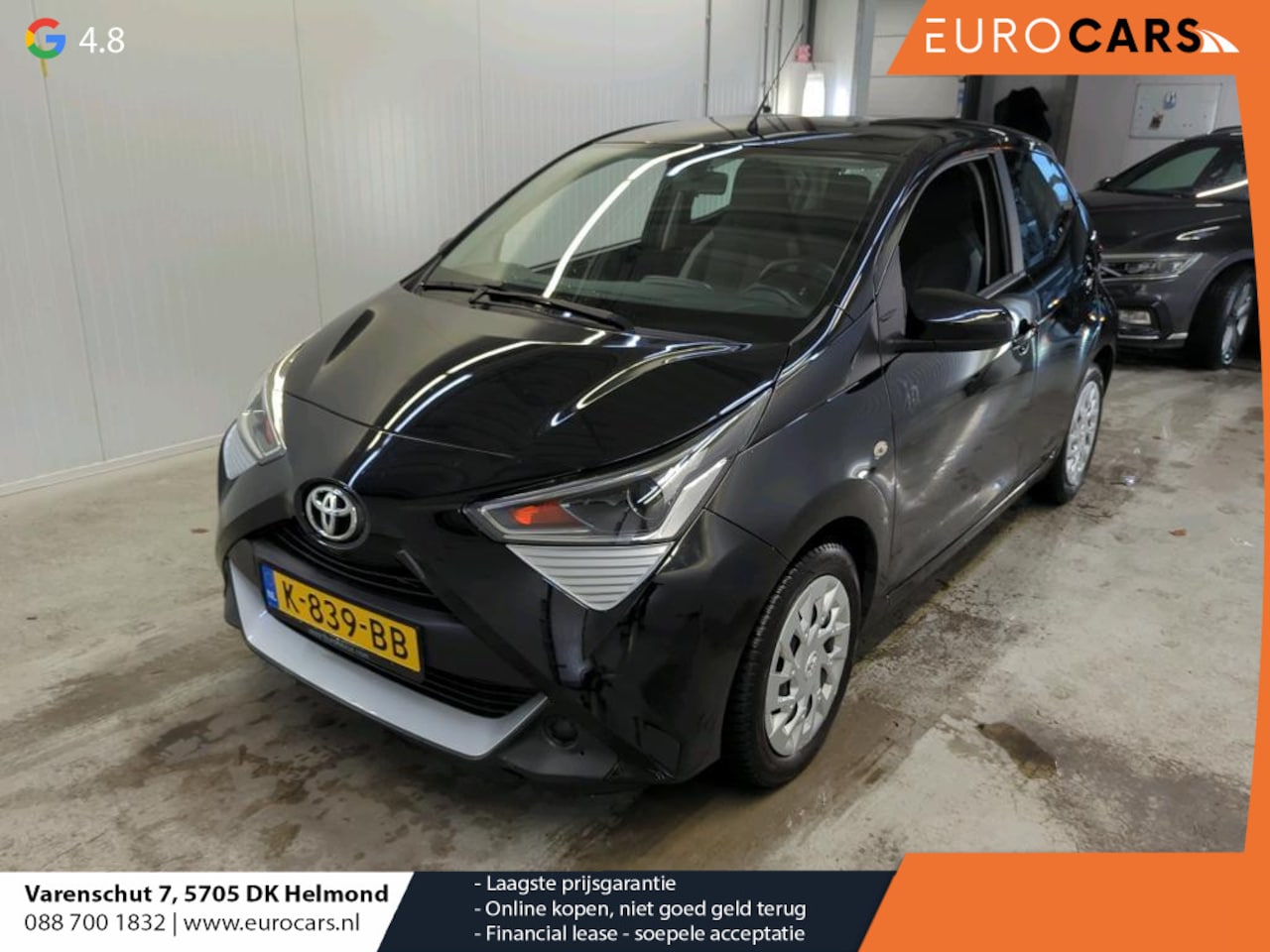 Toyota Aygo - 1.0 VVT-i X-Play 5-DRS Airco DAB+ Carplay Navi X-Play Pack Achteruitrij Camera - AutoWereld.nl