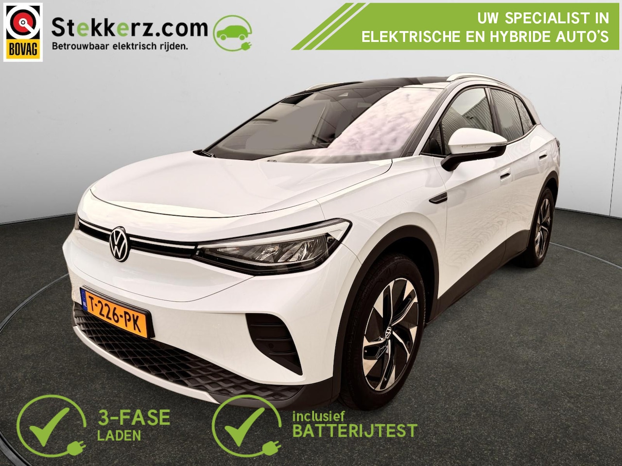 Volkswagen ID.4 - Pro Business 77 kWh Camera, Leer-Alcantara, Stylepakket, SOH 95% - AutoWereld.nl