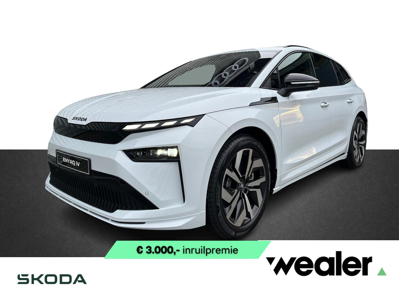 Skoda Enyaq iV - 85 Sportline Elektromotor 286 PK | Panoramadak | 20" Lichtmetalen velgen | Winter pakket | - AutoWereld.nl