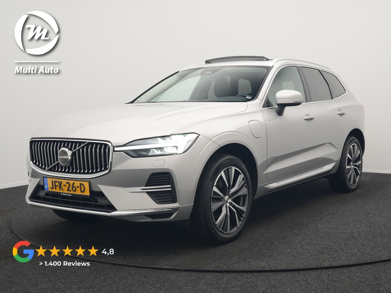 Volvo XC60 - T8 AWD Inscription Long Range Plug In Hybrid 455pk Dealer O.H PHEV | Trekhaak Af Fabriek | - AutoWereld.nl
