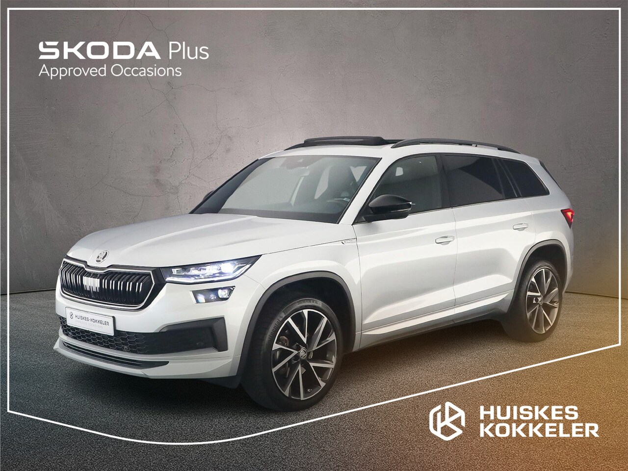 Skoda Kodiaq - Sportline Business 7p. 1.5 TSI 150pk DSG Automaat Trekhaak, 3e zitrij, Navigatie, Panorama - AutoWereld.nl
