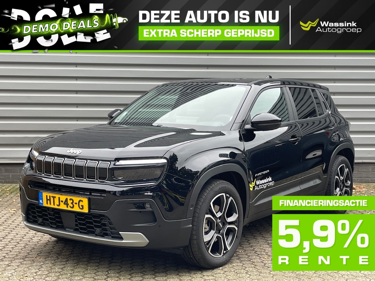 Jeep Avenger - DEMO DEAL I 1.2T e-Hybrid 110pk Aut Summit I CarPlay I Parkeersensoren Voor & Achter I Cam - AutoWereld.nl