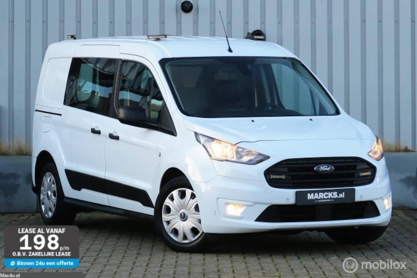 Ford Transit Connect - 1.5 EcoBlue L2 EURO6 Leren bekleding - AutoWereld.nl