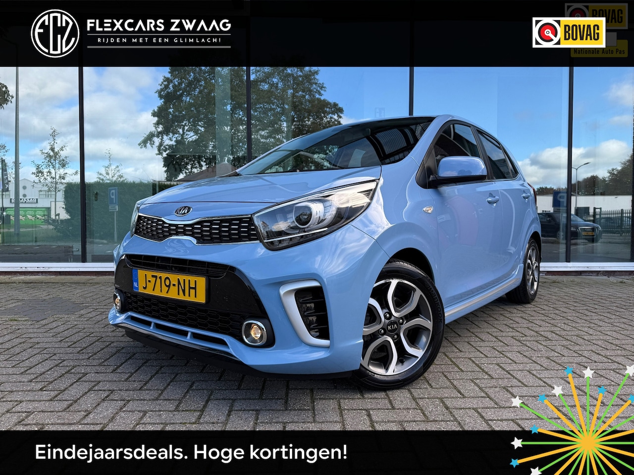 Kia Picanto - 1.0 MPi GT-Line Edition - Navi - Leder - Airco - Parkeerhulp - Org.NL - AutoWereld.nl