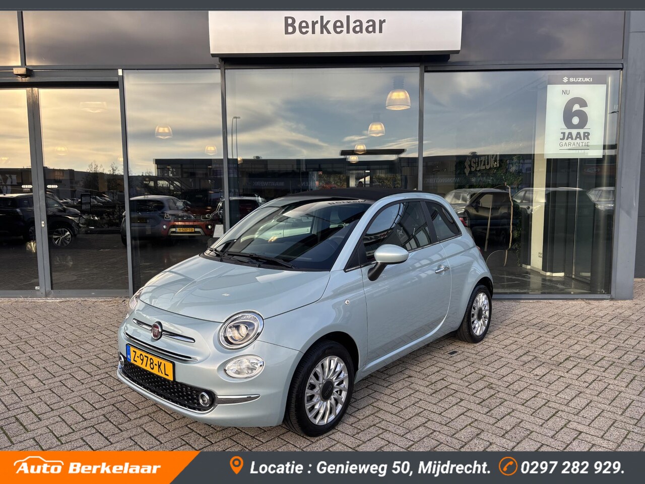 Fiat 500 C - 1.0 Hybrid Dolcevita | Cabrio | Parkeersensoren | - AutoWereld.nl