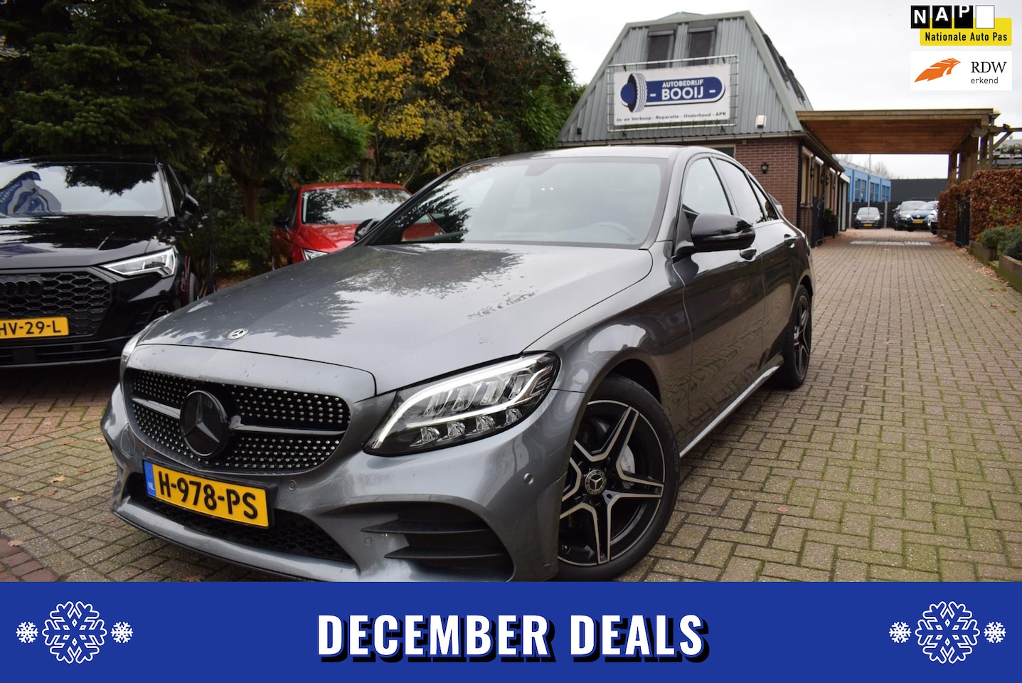 Mercedes-Benz C-klasse - 180Business Solution AMG AUTOM/CRUISE/NAVI/AIRCO-ECC/CAMERA/MATRIX/NL-AUTO/BLUETOOTH/LMW/P - AutoWereld.nl