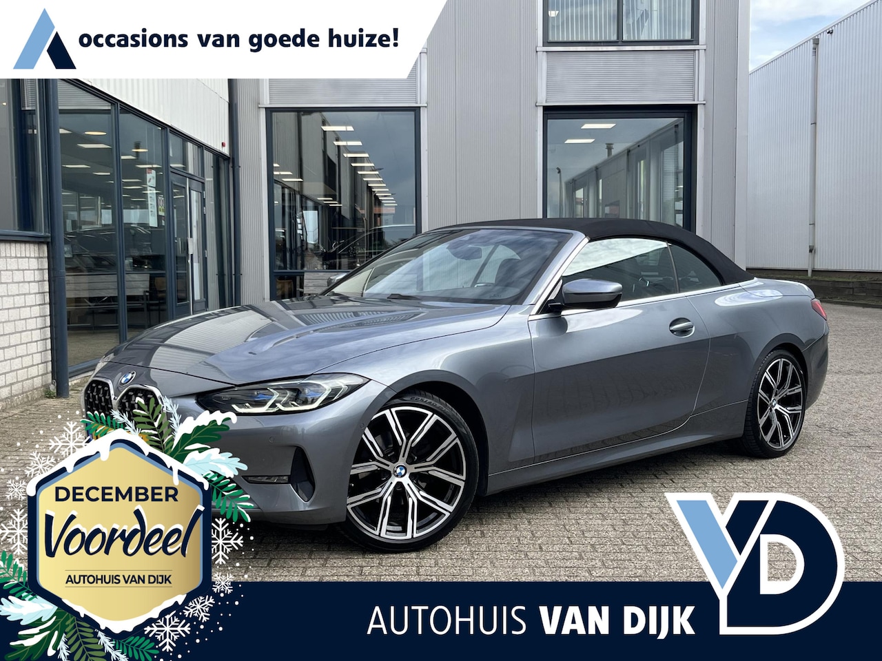 BMW 4-serie Cabrio - 420i High Executive | NL Auto/2e Eig./Voll.Historie/Navi/Leder/Head-Up/Clima/Cruise/Apple - AutoWereld.nl