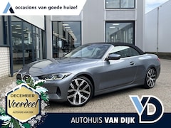 BMW 4-serie Cabrio - 420i High Executive | NL Auto/2e Eig./Voll.Historie/Navi/Leder/Head-Up/Clima/Cruise/Apple