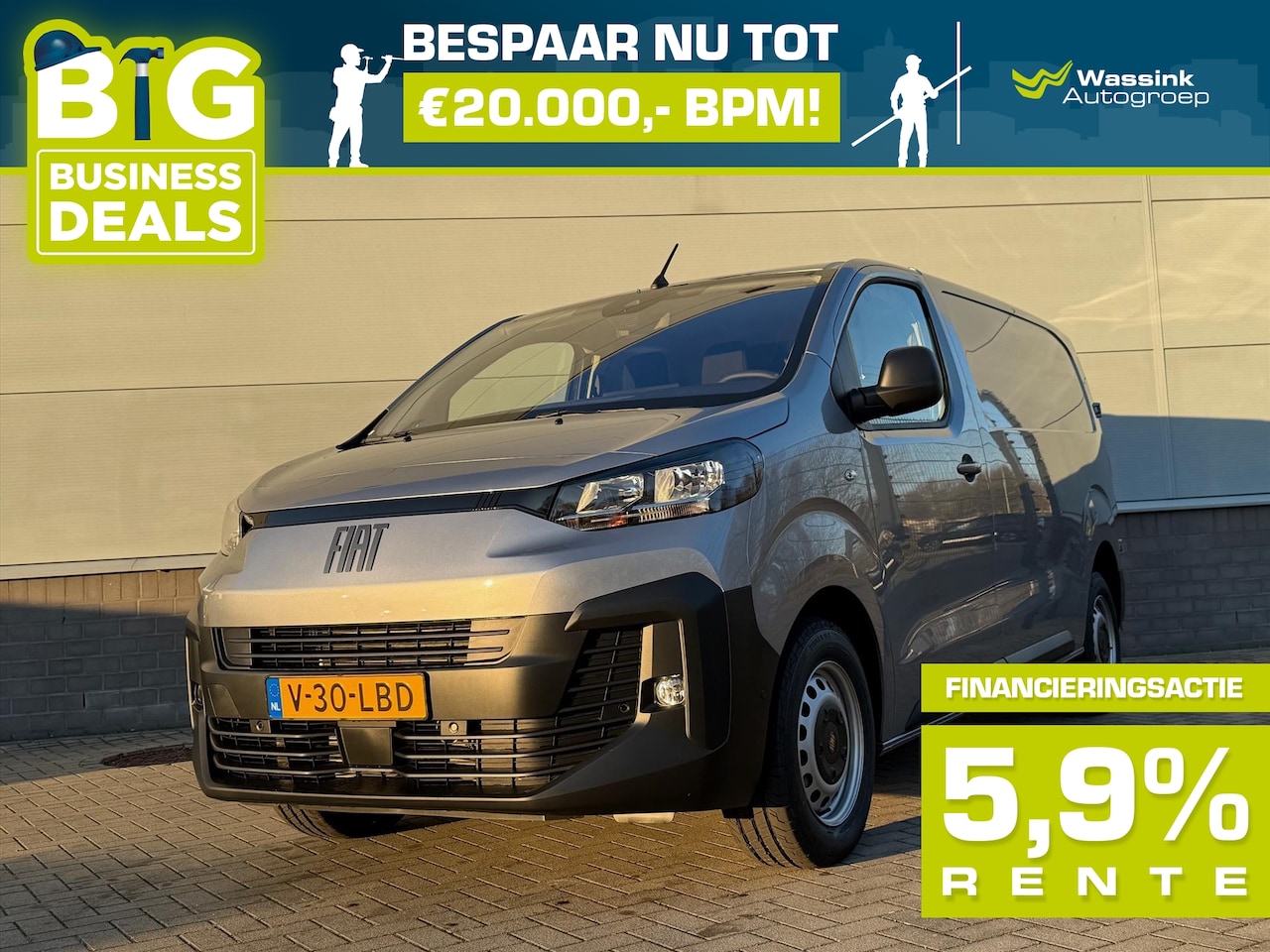 Fiat Scudo - GB 2.0 Diesel 145pk L2 | Trekhaak | Cruise Control | Verhoogd Laadvermogen - AutoWereld.nl