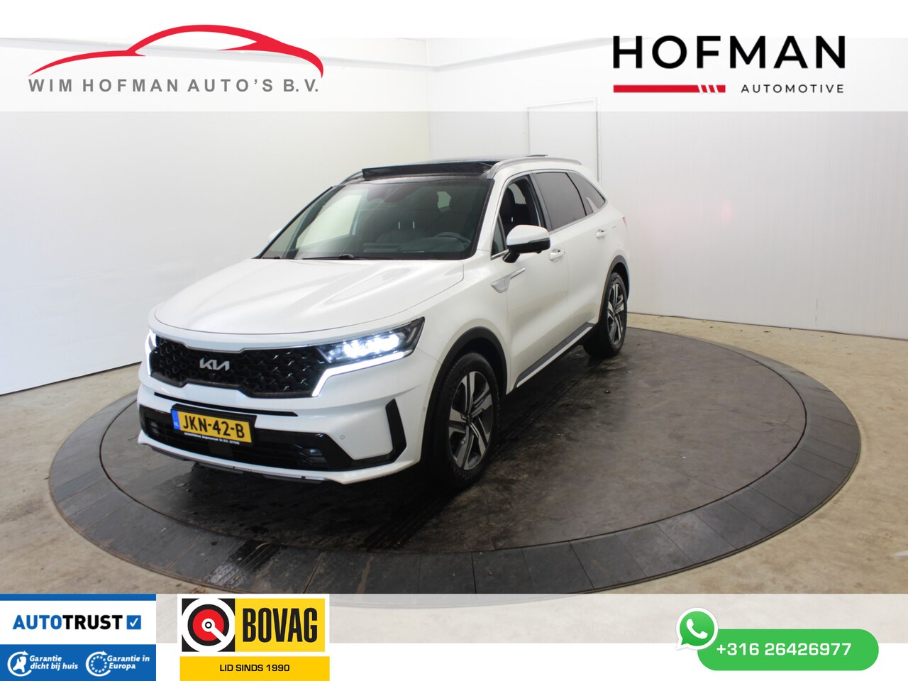 Kia Sorento - 1.6 T-GDI Plug-in Hybrid 4WD Exe 7p Trekh Parel Lak Pano 360° Cam El-Stoelen + A-klep - AutoWereld.nl