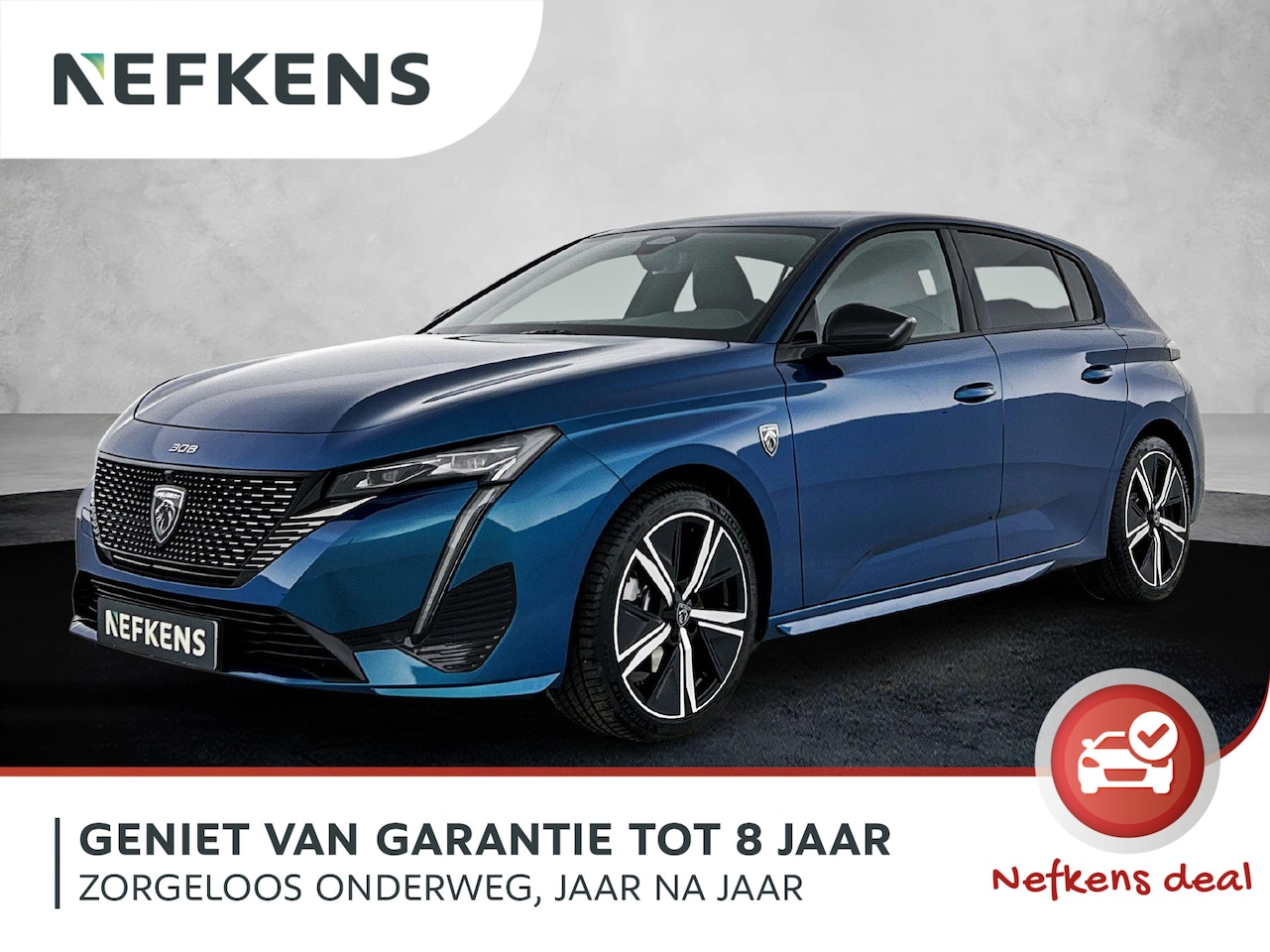 Peugeot 308 - GT Hybrid 145pk Automaat | Voorraaddeal! | Navigatie | 360 graden camera | Adaptive cruise - AutoWereld.nl
