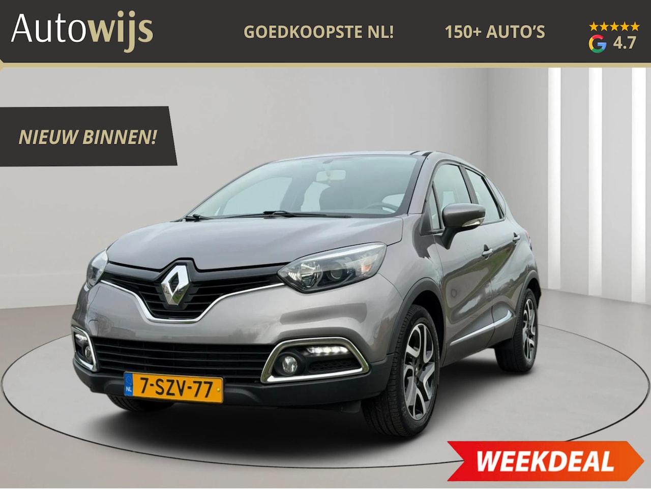 Renault Captur - 0.9 TCe Expression|NL AUTO|TREKHAAK|XENON|LM-VELG - AutoWereld.nl