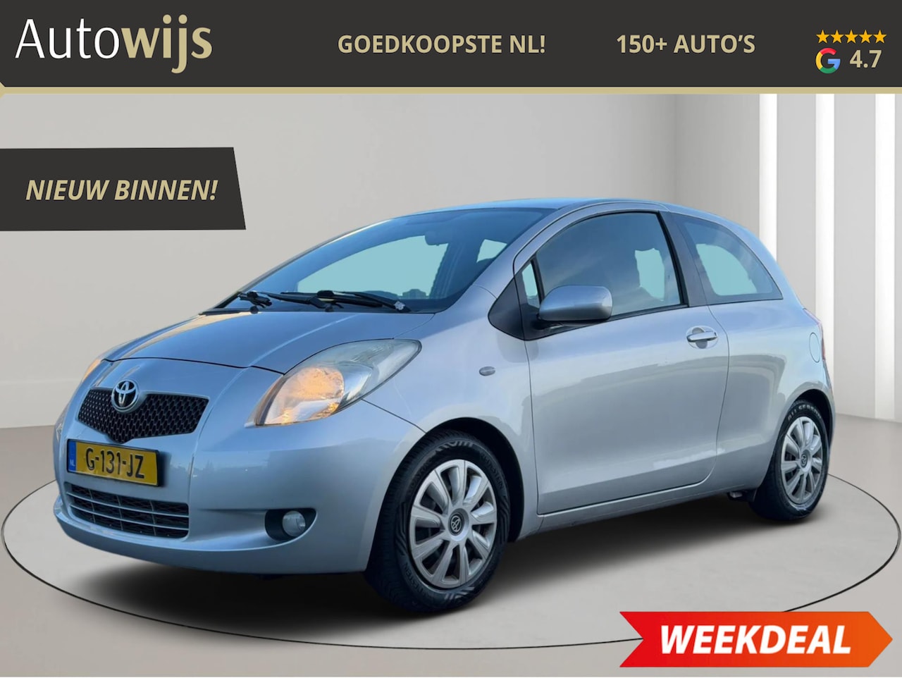 Toyota Yaris - 1.0 VVTi +|141DKM|AIRCO|ELEKRAM| - AutoWereld.nl