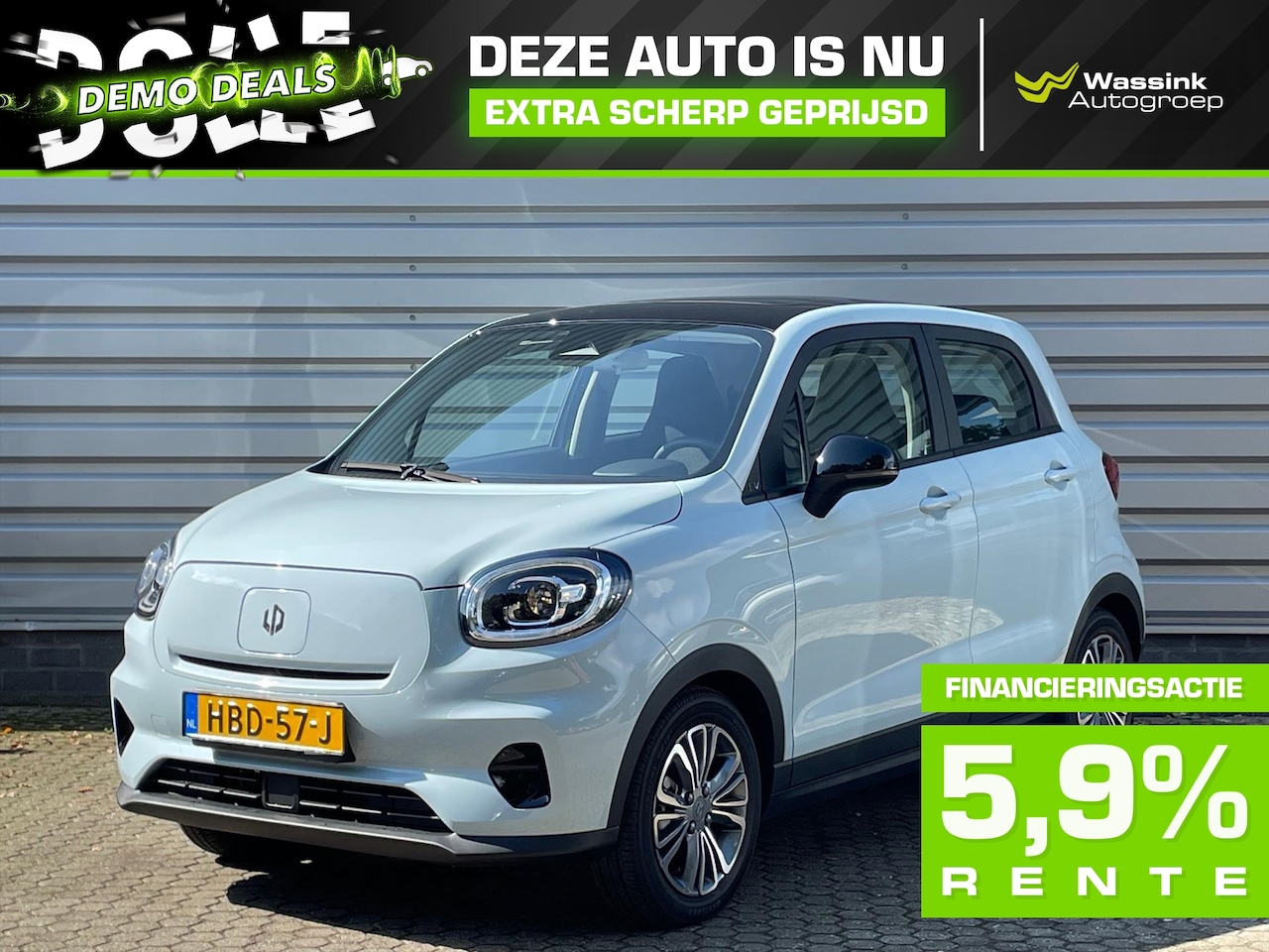 Leapmotor T03 - EV I DEMO DEAL I 37,3 kWh 95pk Design I Adaptive Cruise Control I Panoramadak I Achteruitr - AutoWereld.nl