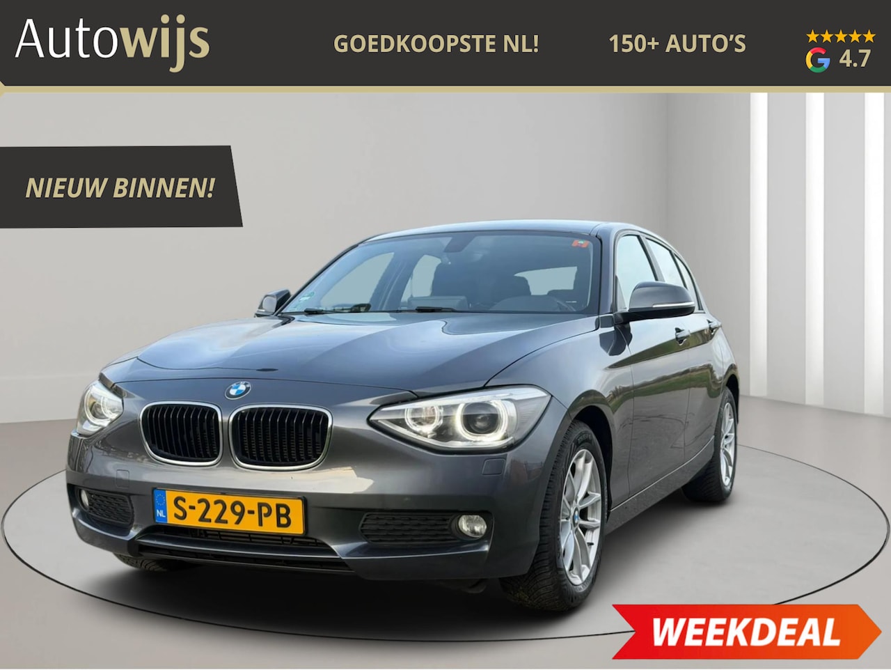 BMW 1-serie - 116i|109DKM|AUT|NAVI|CLIMA|CRUISE|XENON|Goed onderhouden - AutoWereld.nl