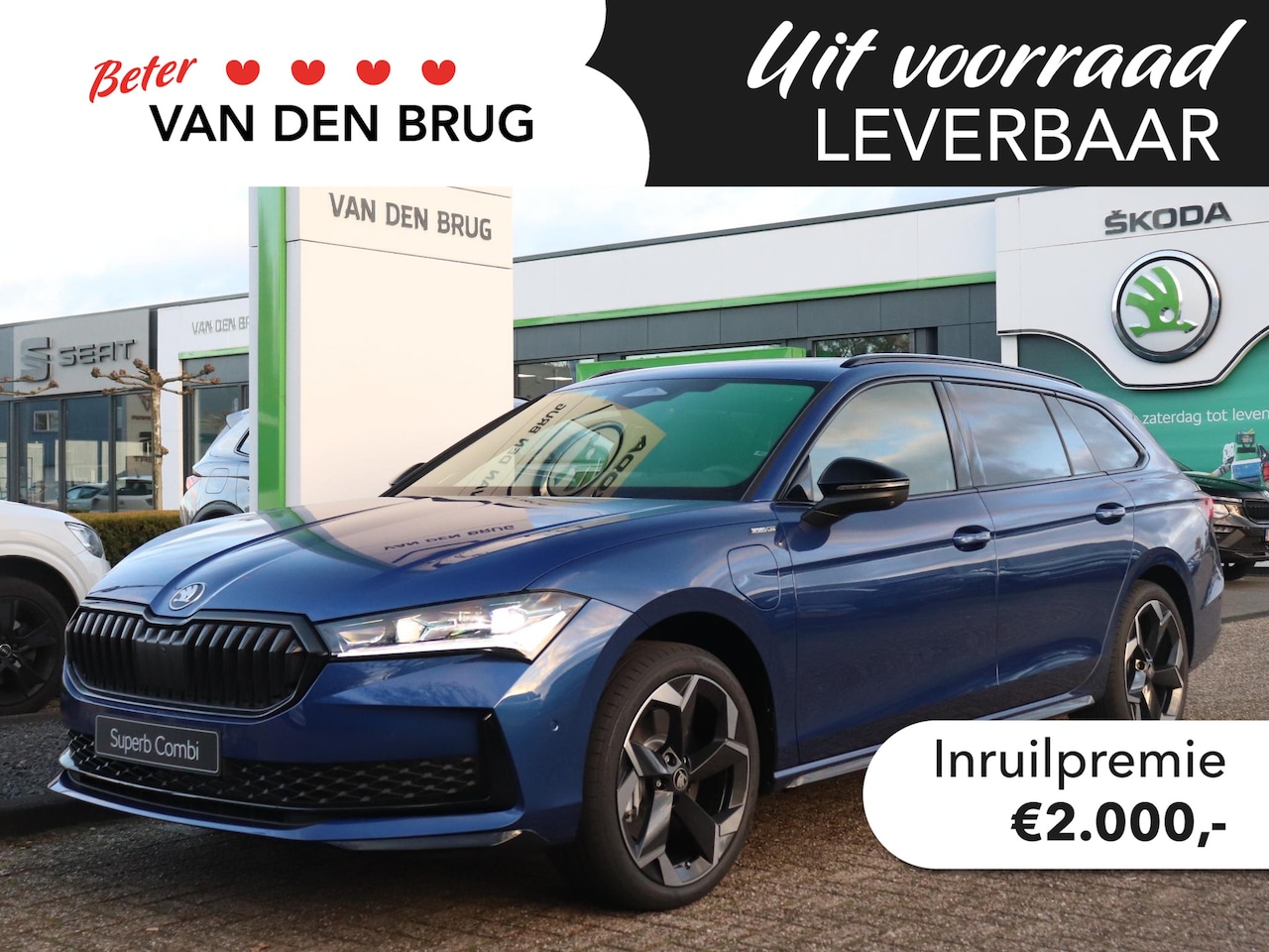 Skoda Superb Combi - 1.5 TSI PHEV Sportline Business | Panoramadak | Head-up | CANTON sound | Camera rondom | T - AutoWereld.nl
