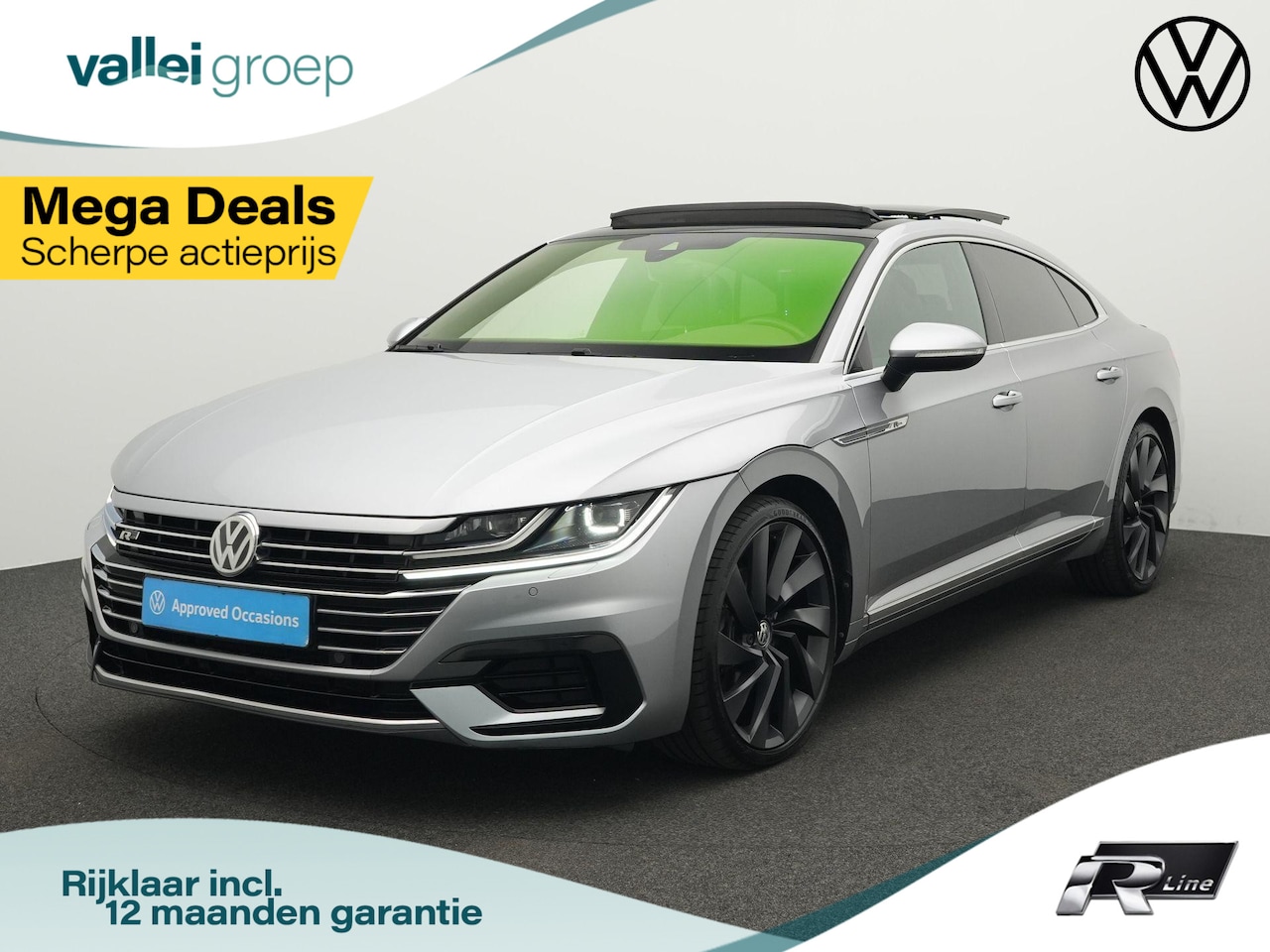 Volkswagen Arteon - 2.0 TSI 190 pk DSG Business R Exclusive / R-Line | Panoramadak | Leder | Geheugen-/massage - AutoWereld.nl