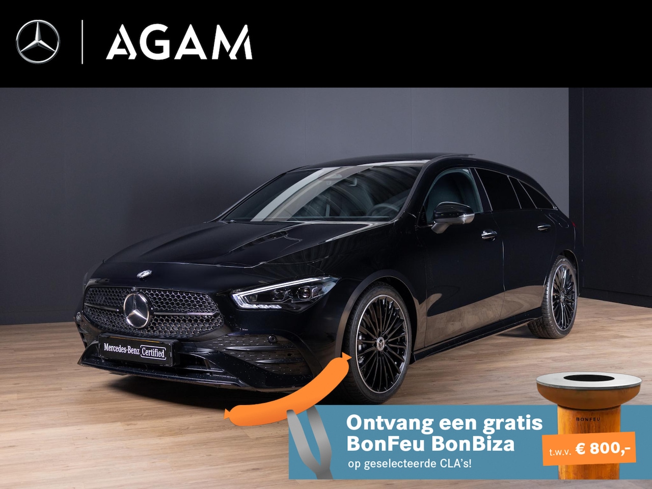 Mercedes-Benz CLA-klasse Shooting Brake - 180 Star Edition LIMITED Panorama dak | Trekhaak - AutoWereld.nl