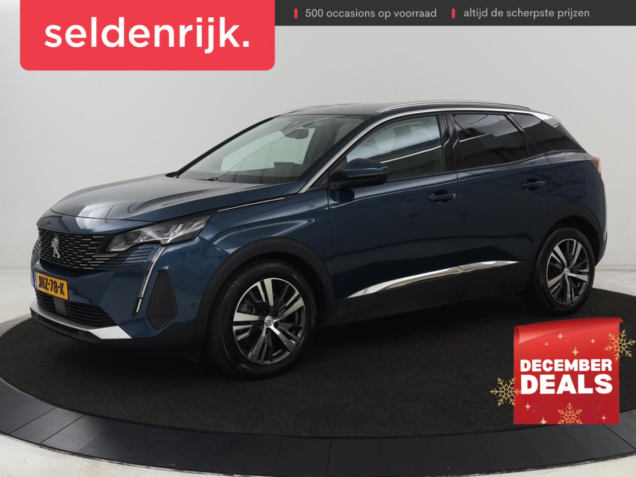 Peugeot 3008 - 1.6 HYbrid 225 Allure | Leder | 360 Camera | Carplay | Navigatie | Full LED | Keyless | Pa - AutoWereld.nl