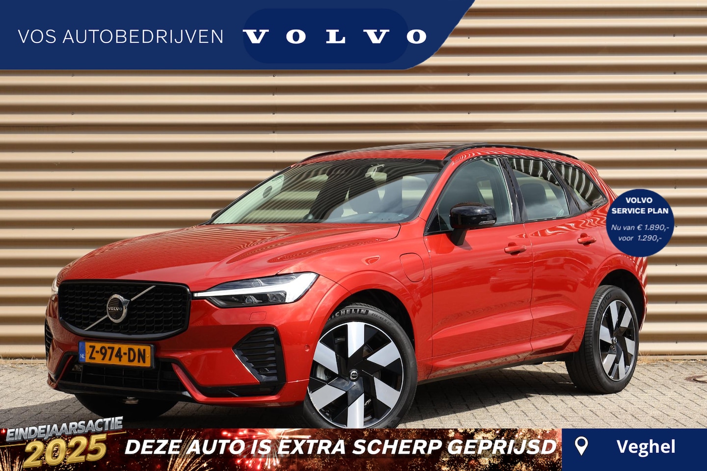 Volvo XC60 - T6 Plug-in hybrid AWD Ultimate Dark | Luchtvering | Head-up display | Elektr. Trekhaak - AutoWereld.nl