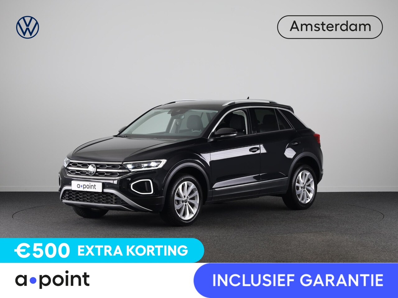 Volkswagen T-Roc - 1.5 TSI Style 150 PK DSG | Private lease vanaf € 584,- pm | Trekhaak afneembaar | Navigati - AutoWereld.nl