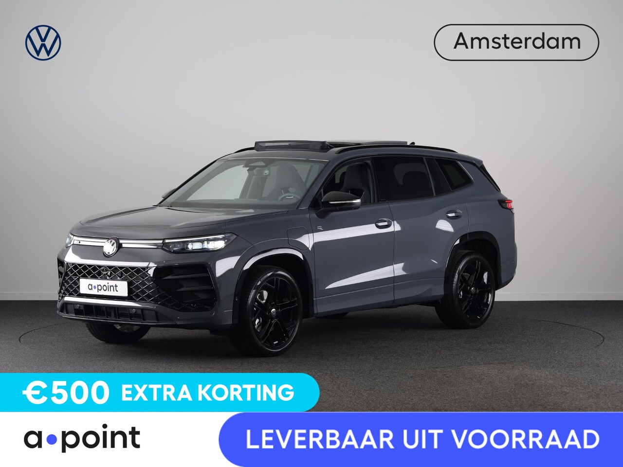 Volkswagen Tayron - 1.5 eHybrid R-Line Edition 272 PK PHEV | Panorama dak | Black Style | 20"LM velgen | Stoel - AutoWereld.nl