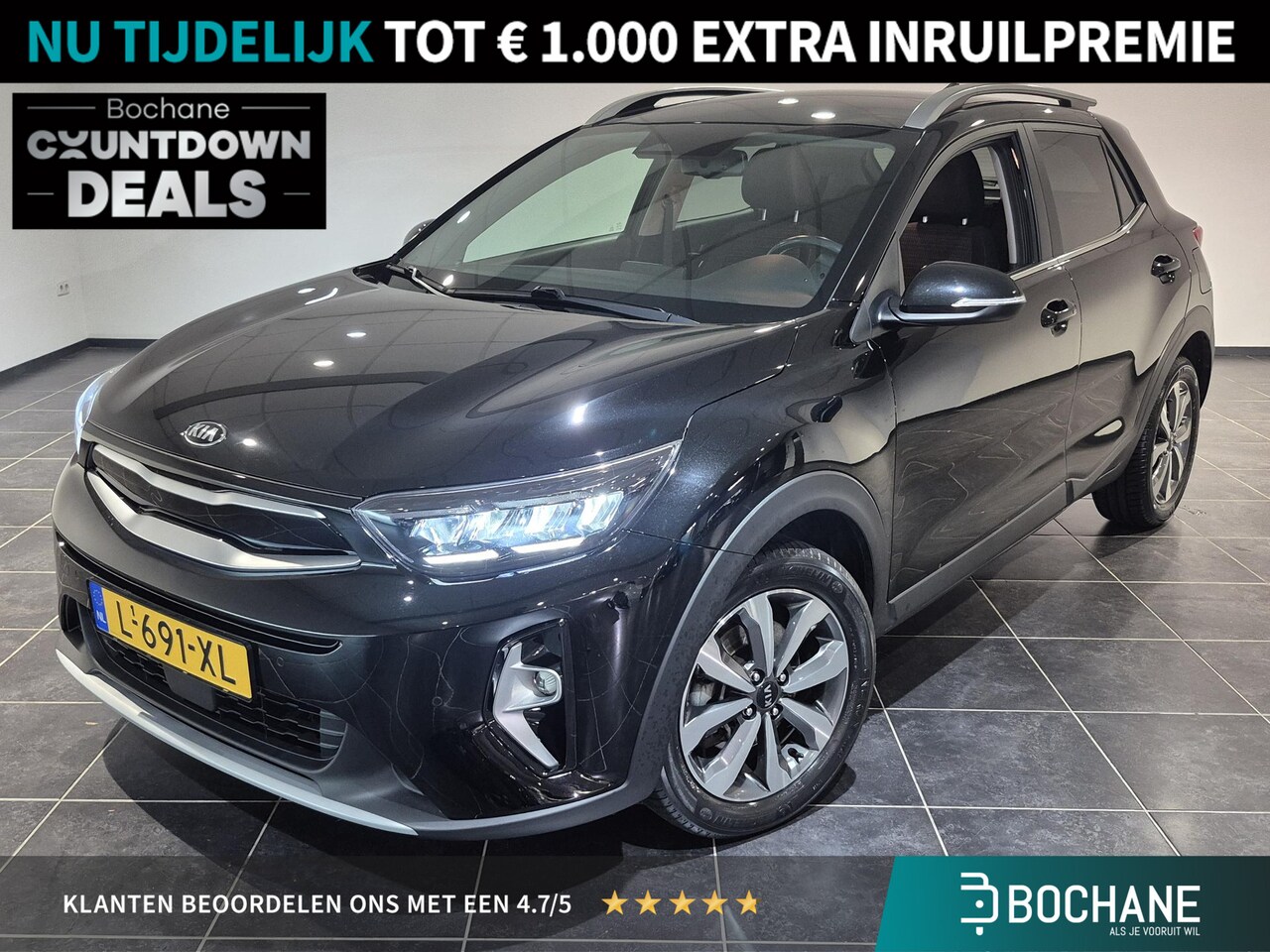 Kia Stonic - 1.0 Automaat T-GDI MHEV | Navigatie | Climate control | Achteruit rij camera - AutoWereld.nl