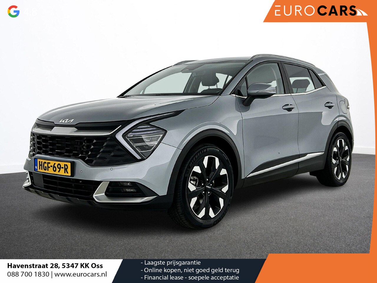 Kia Sportage - 1.6 T-GDi Plug-in Hybrid AWD DynamicPlusLine | Kunstleder | Camera | Adaptve cruise Contro - AutoWereld.nl