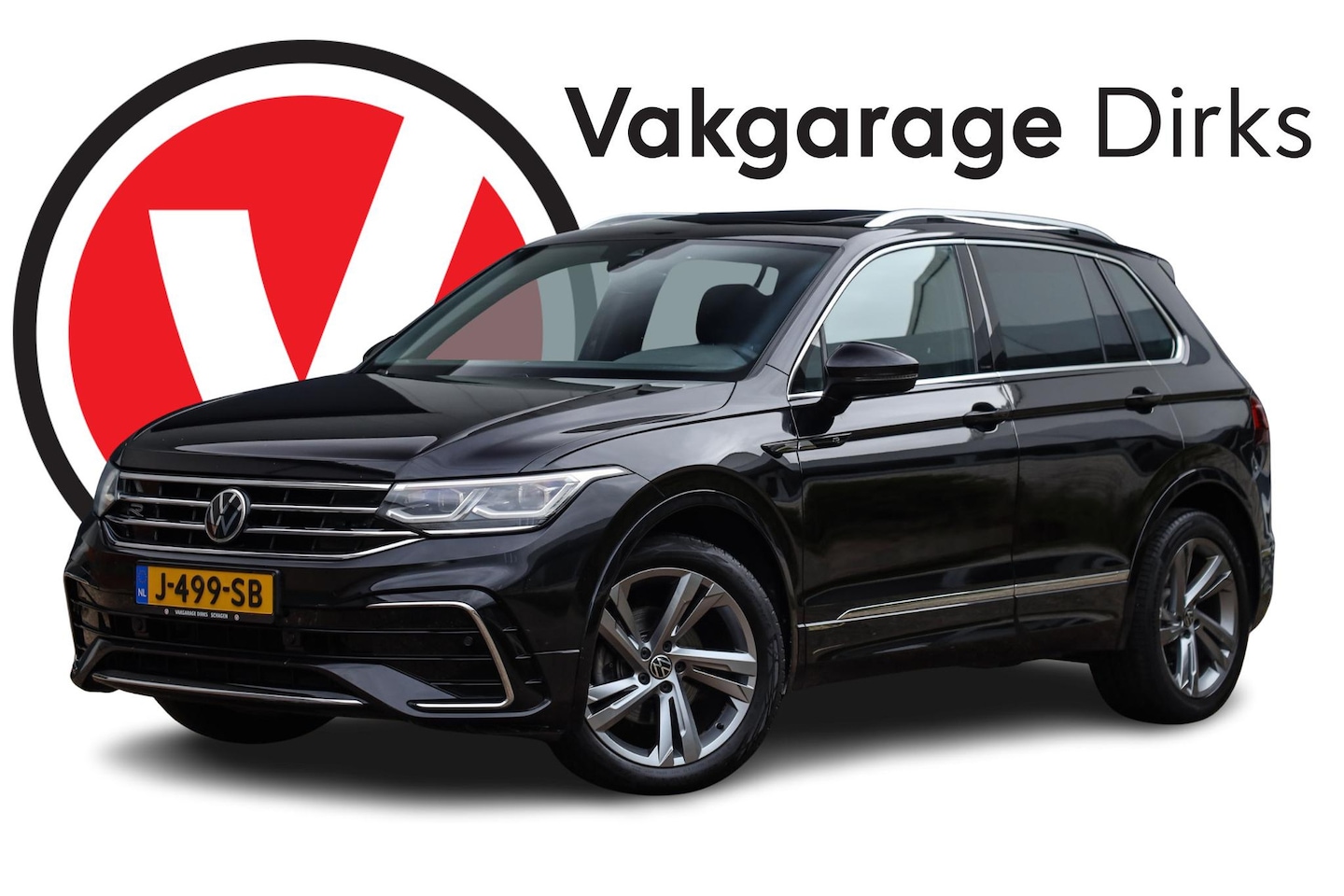Volkswagen Tiguan - 1.5 TSI 2x R-Line Bns+ ✅ Facelift ✅ Pano ✅ IQ-light - AutoWereld.nl