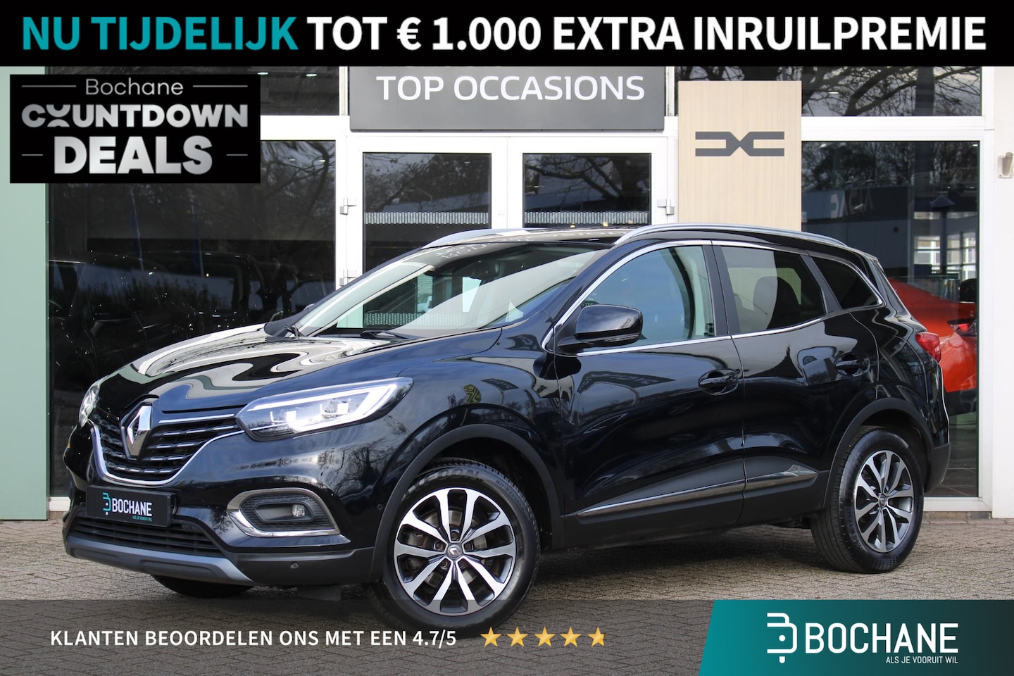 Renault Kadjar - 1.3 TCe Black Edition | Trekhaak | Stoelverwarming | Camera - AutoWereld.nl