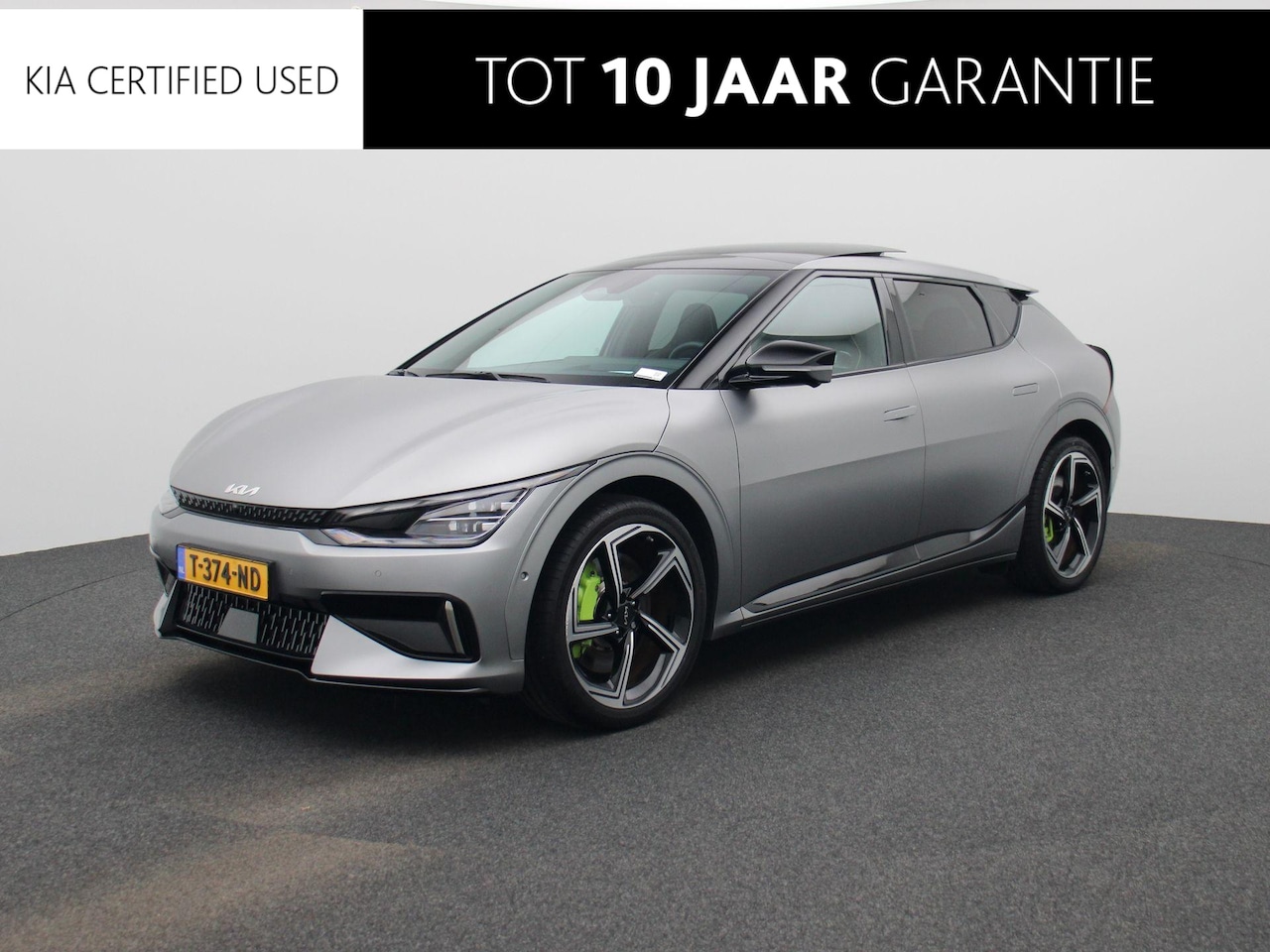 Kia EV6 - GT AWD 77.4 kWh | 585PK!! | Panorama Dak | BTW | Meridian Sound | Kuipstoelen | 21" GT Vel - AutoWereld.nl