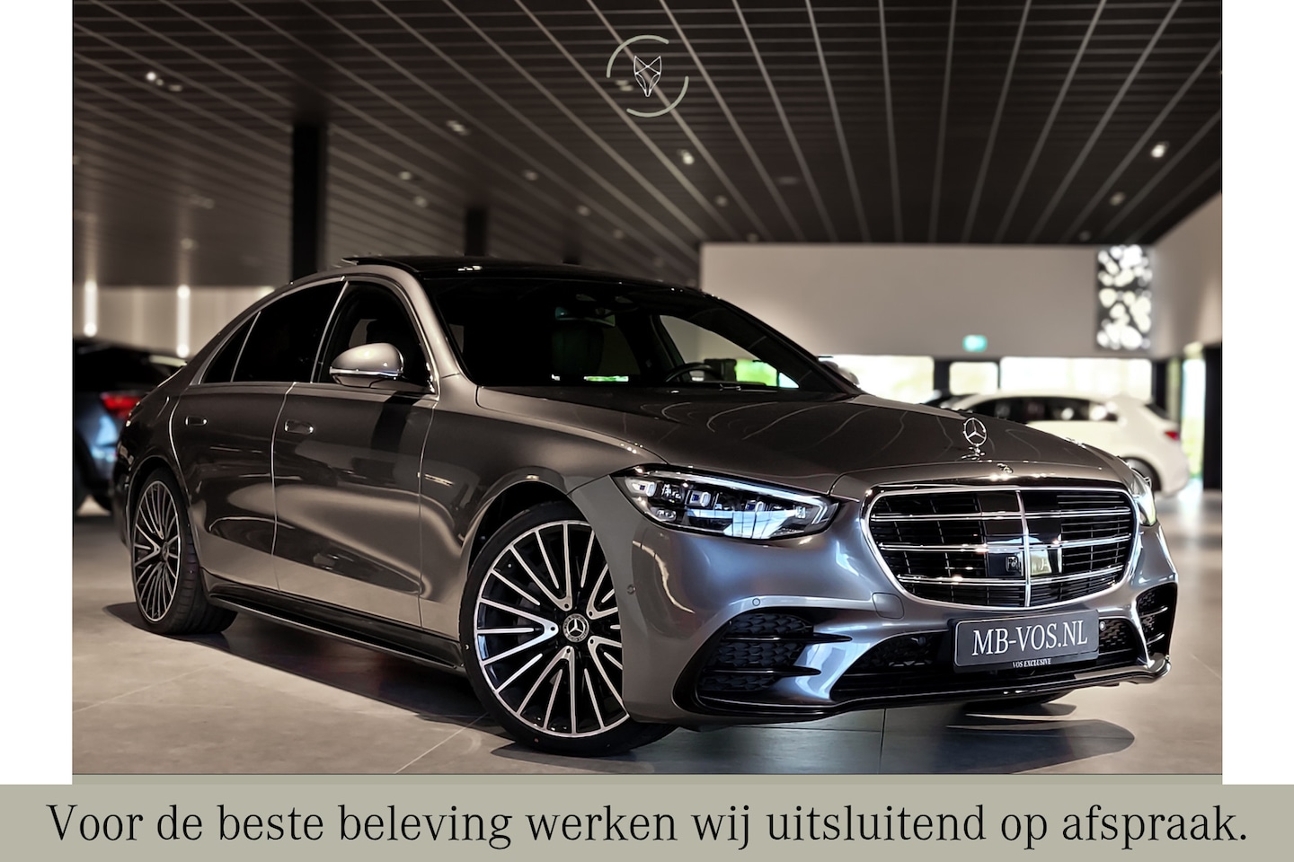 Mercedes-Benz S-klasse - 400d 4-M AMG Achterassturing|Ruitleder|Burmester|Rij-assistentie|Keyless|Night|21" Aut9 - AutoWereld.nl