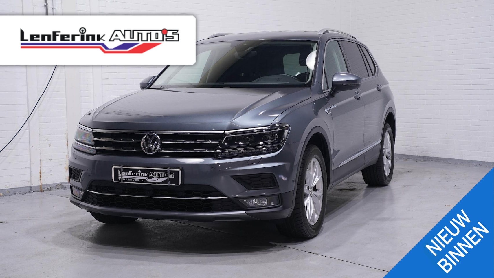Volkswagen Tiguan Allspace - 2.0 TDI 150 pk GRIJS KENTEKEN 360 Camera, Navi, HUD, LED Koplampen, Parkeerhulp - AutoWereld.nl