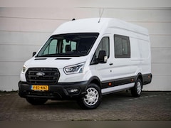 Ford Transit - 2.0 TDCI 130pk L4H3 Dubbele Cabine |ACC|Navi|Camera|Xenon|Carplay|