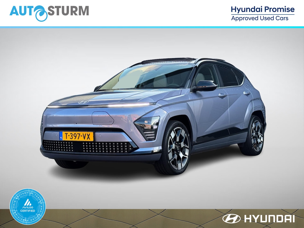 Hyundai Kona Electric - Premium Sky 65.4 kWh SoH 99% NL-Auto + 1e Eigenaar, Meest Luxe Uitvoering! - AutoWereld.nl