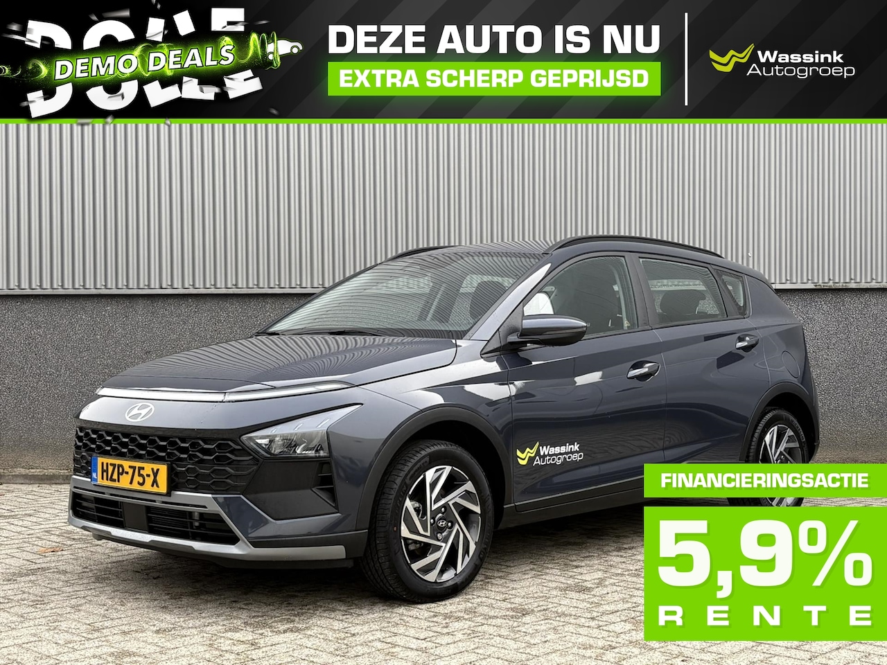 Hyundai Bayon - 1.0 T-GDI 48V 100PK Comfort | DEMO DEAL | Cruise Control | Parkeersensoren | Camera | - AutoWereld.nl