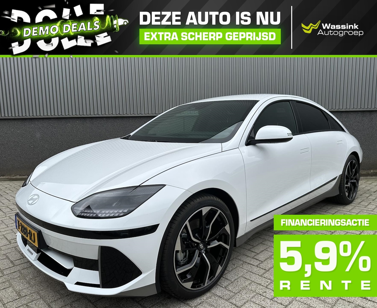 Hyundai IONIQ 6 - 77,4 kWh 229pk RWD Connect | DEMO DEALS | Launch Pack | 800V ultrasnelladen | Standaard ri - AutoWereld.nl