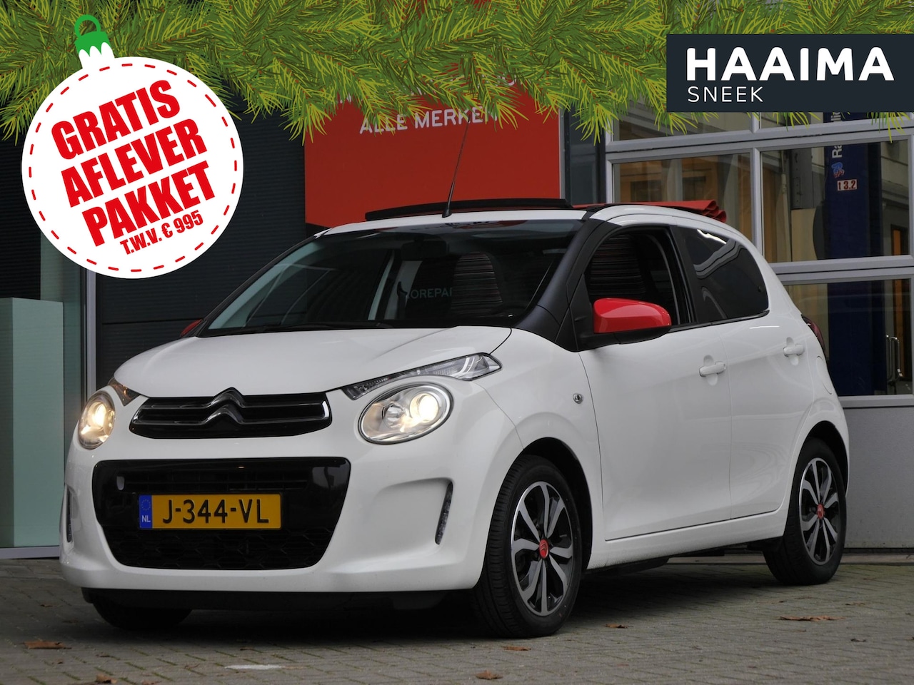 Citroën C1 - 1.0 VTi Airscape Shine | Cabrio dak | Achteruitrijcamera | Climate control | Lichtmetalen - AutoWereld.nl