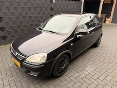 Opel Corsa - 1.2-16V Essentia| ZWART| 169DKM NAP| AIRCO| 3DRS