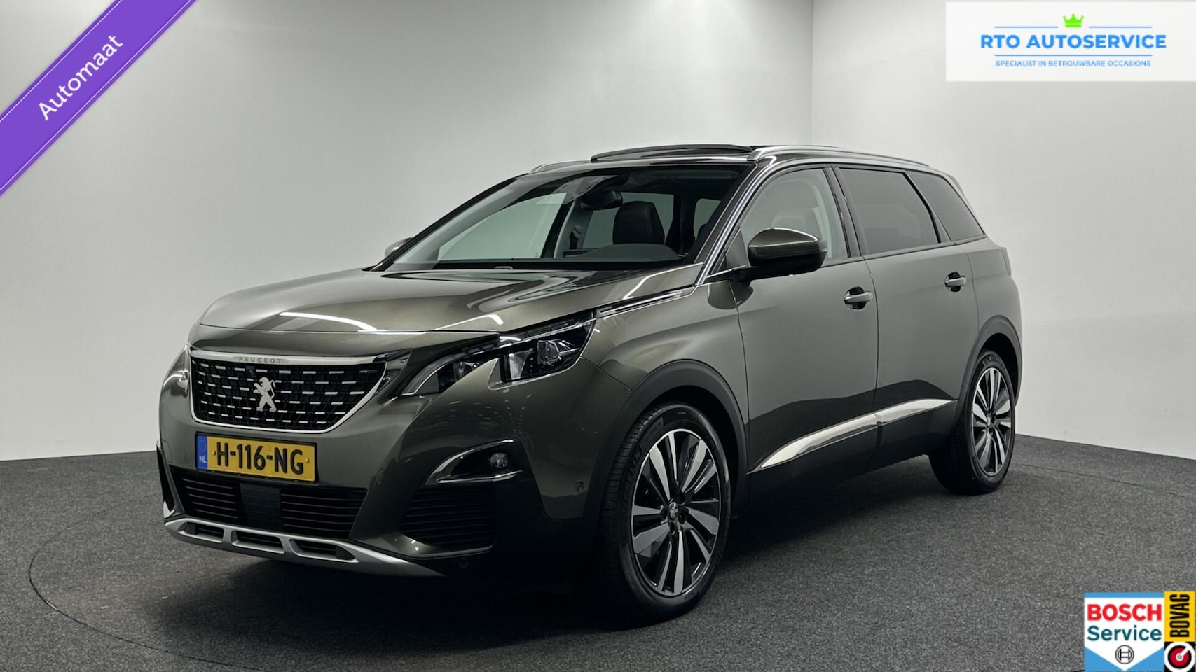 Peugeot 5008 - 1.2 PureTech Blue Lease Premium PANO CAMERA LM ECC CRUISE. - AutoWereld.nl