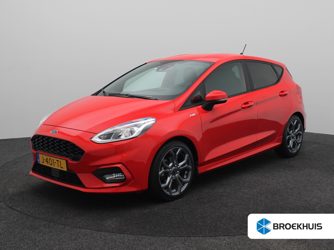 Ford Fiesta - 1.0 EcoBoost Hybrid ST-Line | Airco (automatisch) | Apple Carplay/Android Auto|telefoonint - AutoWereld.nl