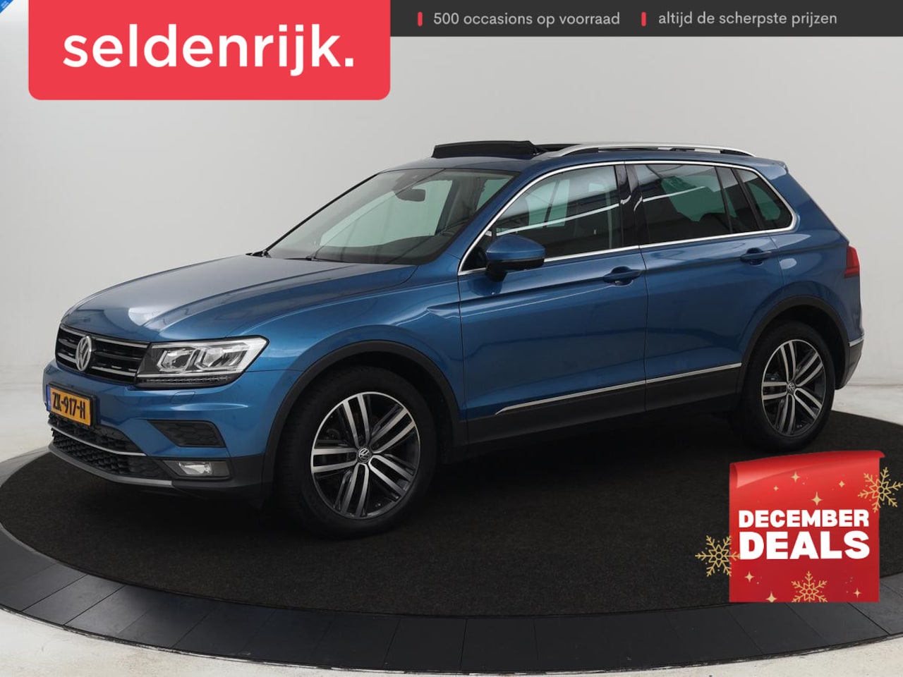 Volkswagen Tiguan - 2.0 TSI 4Motion Highline | Panoramadak | Trekhaak | Stoelverwarming | 360 Camera | Carplay - AutoWereld.nl
