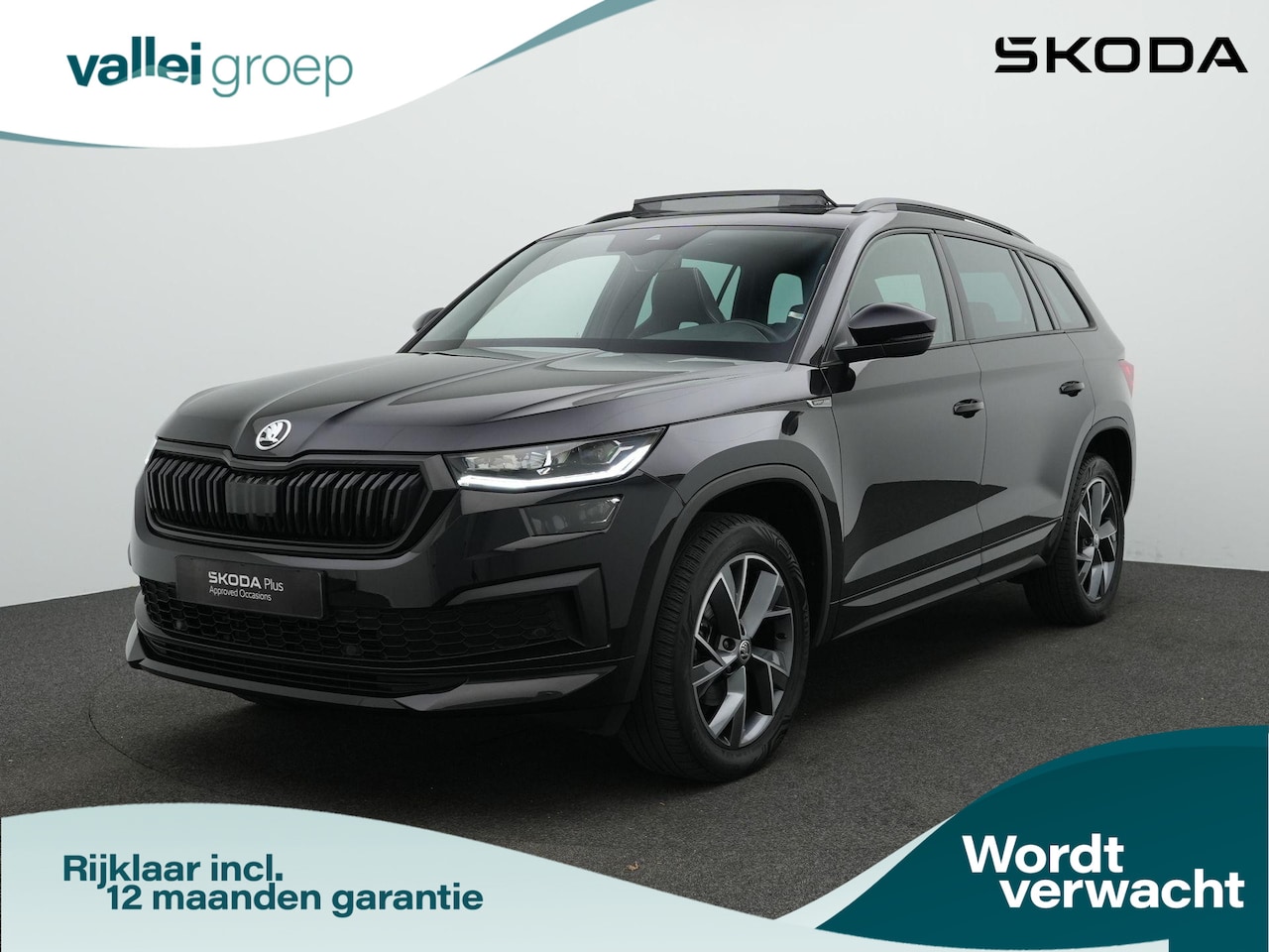 Skoda Kodiaq - 1.5 TSI 150 pk DSG Sportline Business | Panoramadak | Trekhaak | Navigatie Columbus | Gehe - AutoWereld.nl