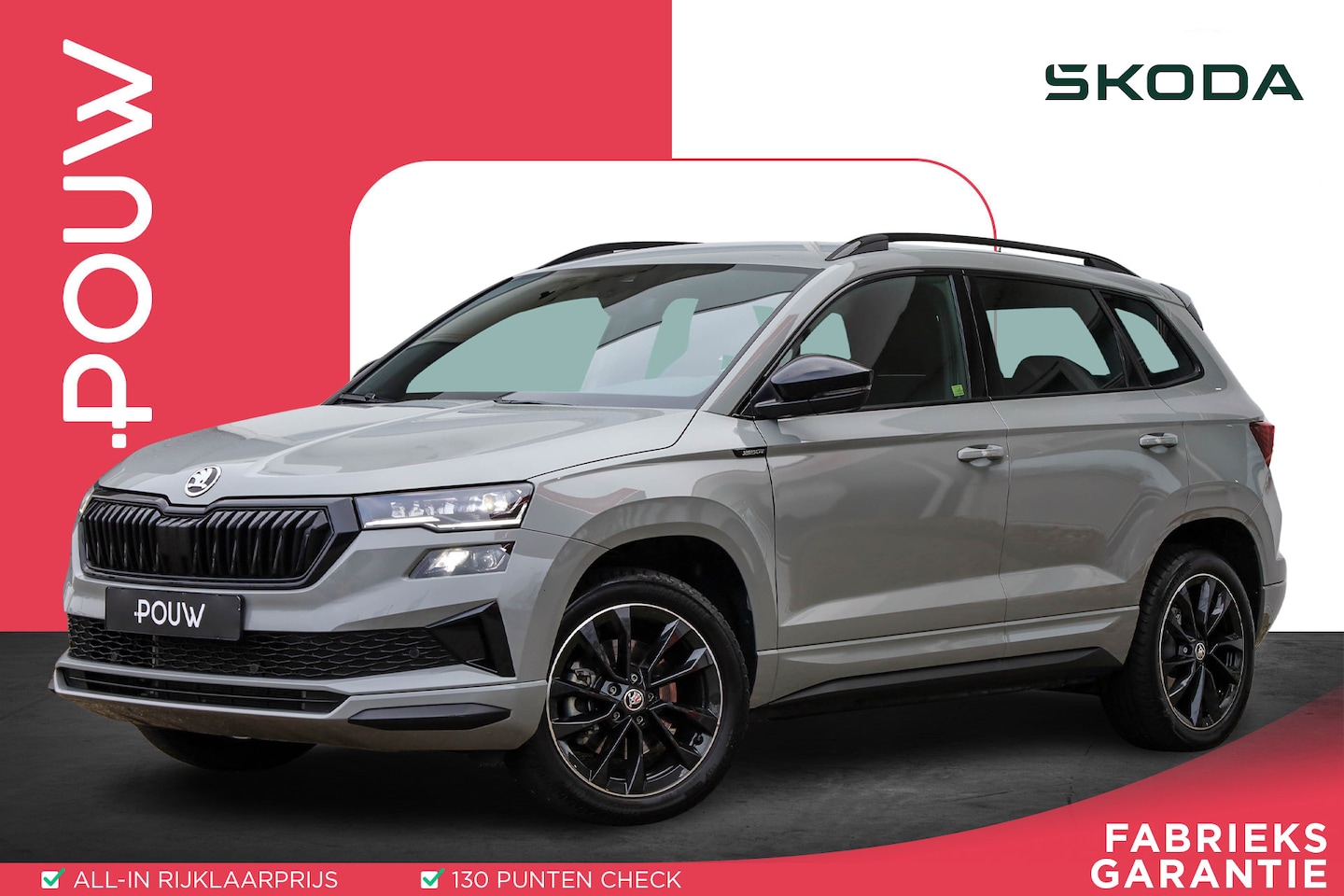 Skoda Karoq - 1.5 TSI 150pk DSG ACT Sportline Business | Trekhaak Wegklapbaar | Adaptive Cruise | Achter - AutoWereld.nl
