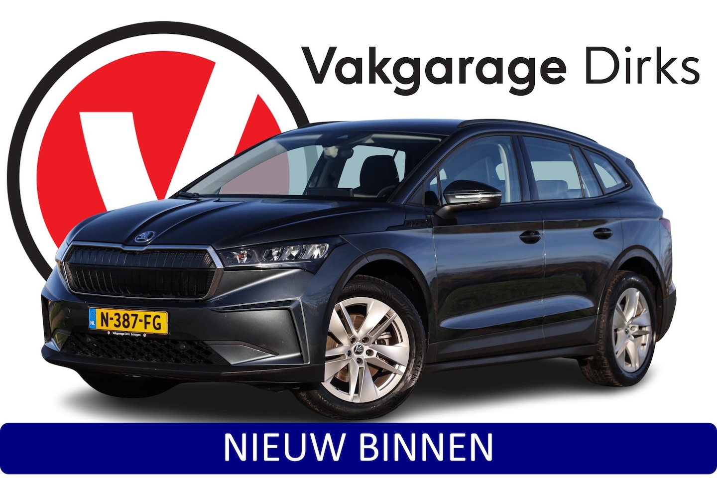 Skoda Enyaq iV - 60 ✅ Trekhaak ✅ LED ✅ Carplay - AutoWereld.nl