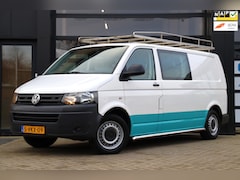 Volkswagen Transporter - 2.0 TDI L2H1 DC Trendline | NAP | Eerste Eigenaar | 102 PK | 5 Persoons | Trekhaak