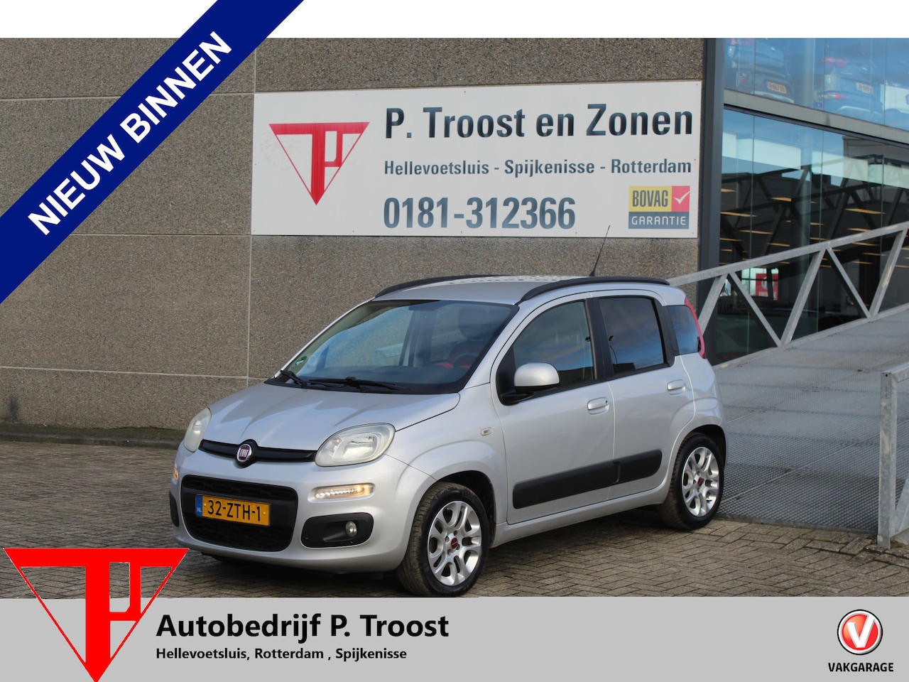Fiat Panda - 0.9 TwinAir Sempre Airco/Trekhaak - AutoWereld.nl